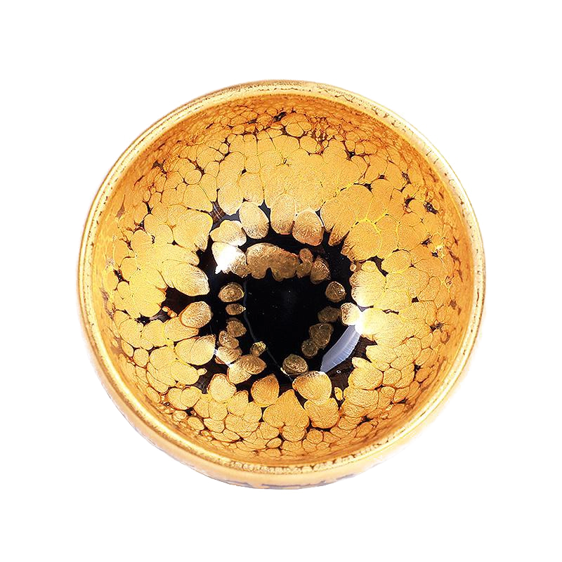 Golden Speck Tenmoku Ceramic Tea Cup