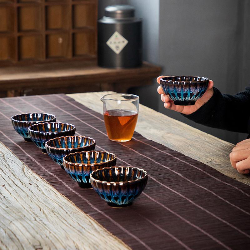 Golden Lotus Handmade Jianzhan Teacup
