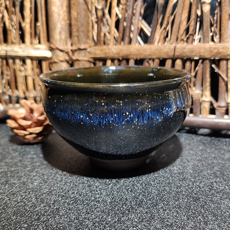 Kiln-Transformed Glaze Crackle Jian Ware Teacup