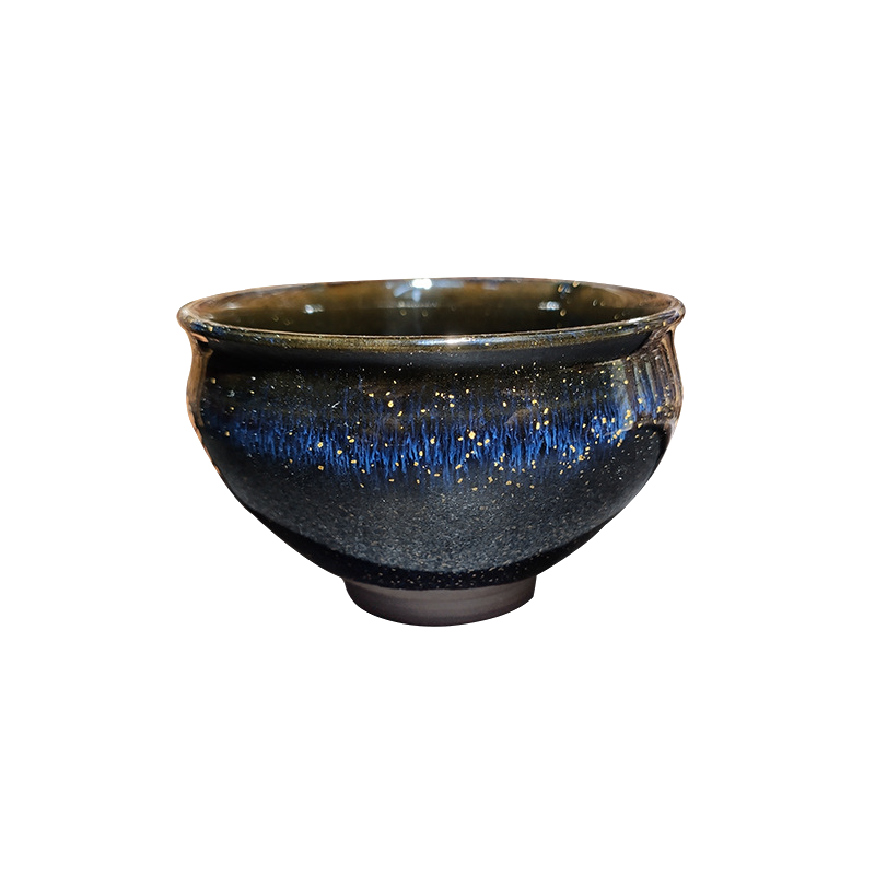 Kiln-Transformed Glaze Crackle Jian Ware Teacup