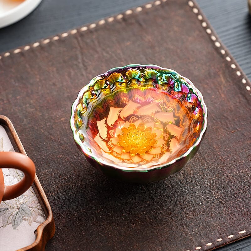 Vivid Fairy Tenmoku Tea Cup