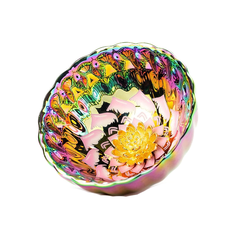 Vivid Fairy Tenmoku Tea Cup