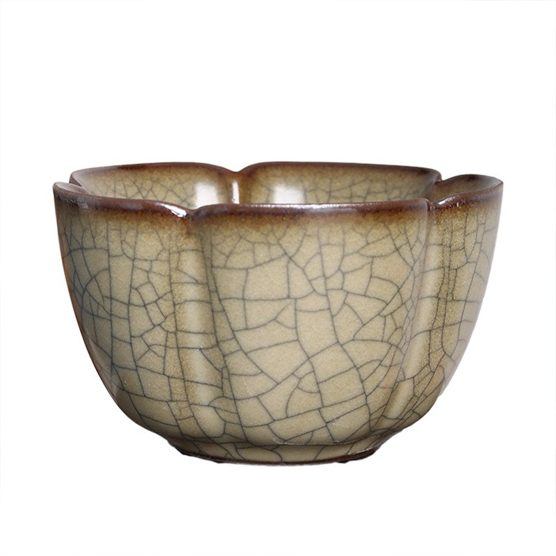 Art Tea Cup JianZhan Tenmoku Teacup Crack