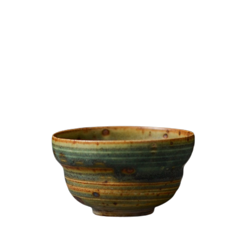 Ring Pattern Glaze Teacup
