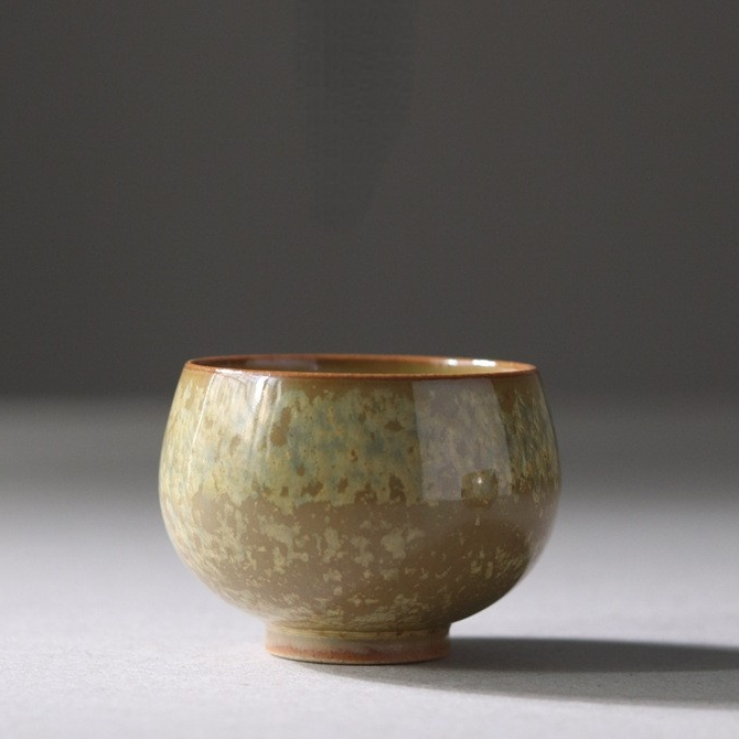 Art Tea Cup JianZhan Tenmoku Teacup Beeswax