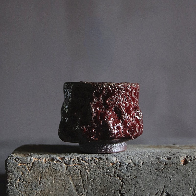 Art Tea Cup JianZhan Tenmoku Teacup Ripples