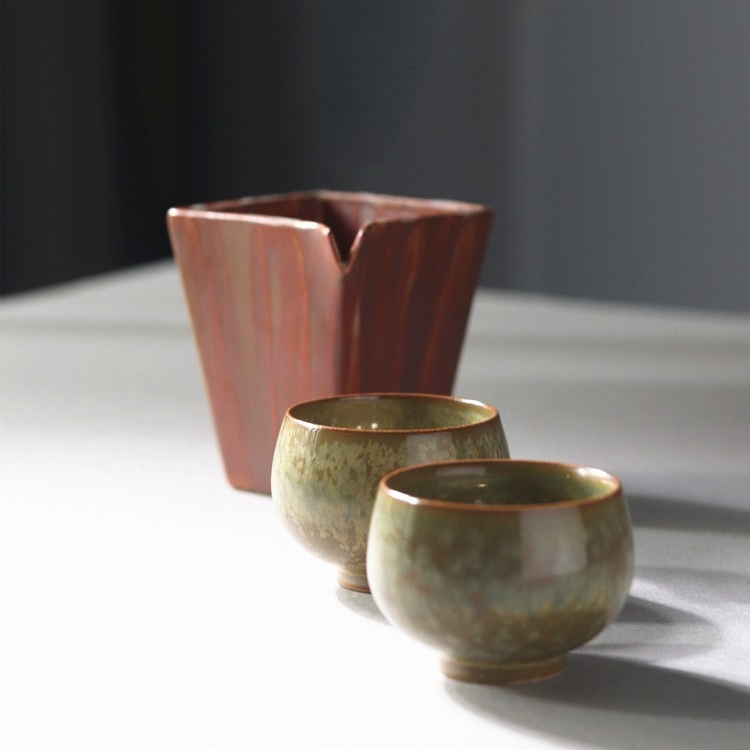 Art Tea Cup JianZhan Tenmoku Teacup Beeswax