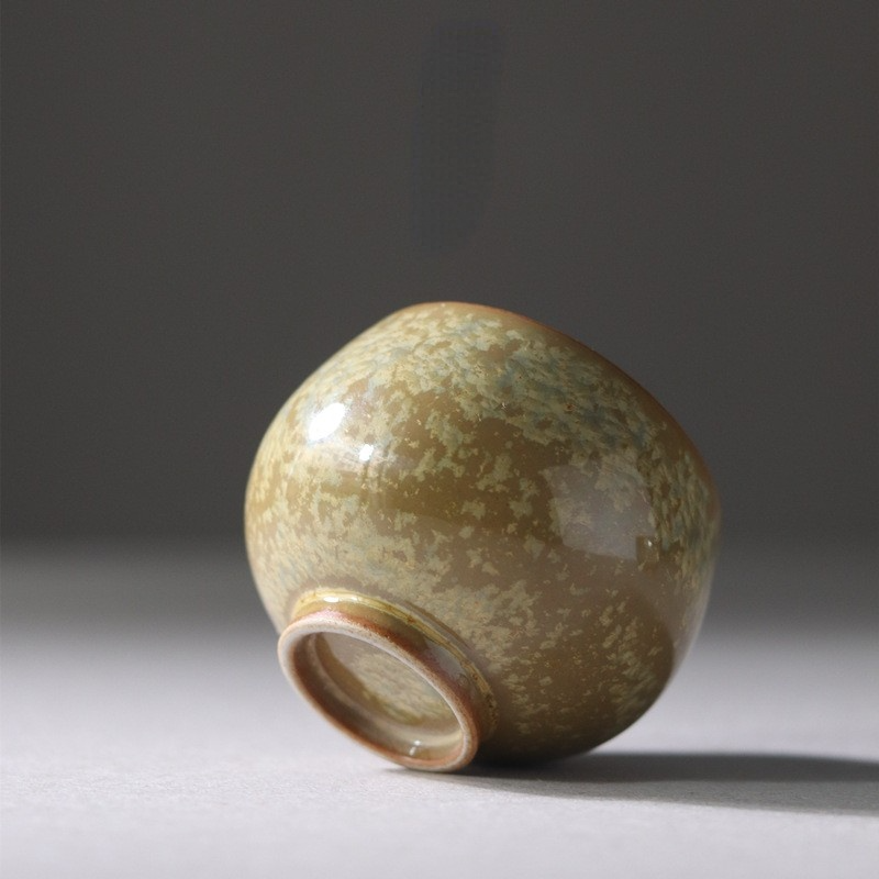 Art Tea Cup JianZhan Tenmoku Teacup Beeswax