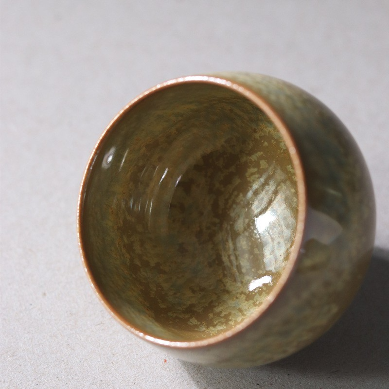 Art Tea Cup JianZhan Tenmoku Teacup Beeswax