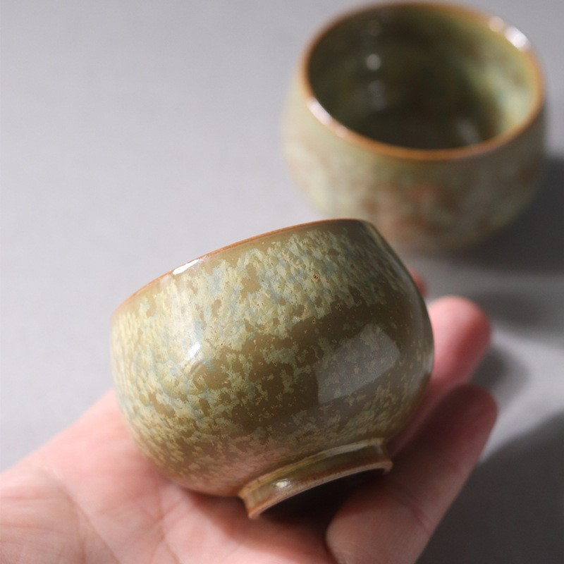 Art Tea Cup JianZhan Tenmoku Teacup Beeswax