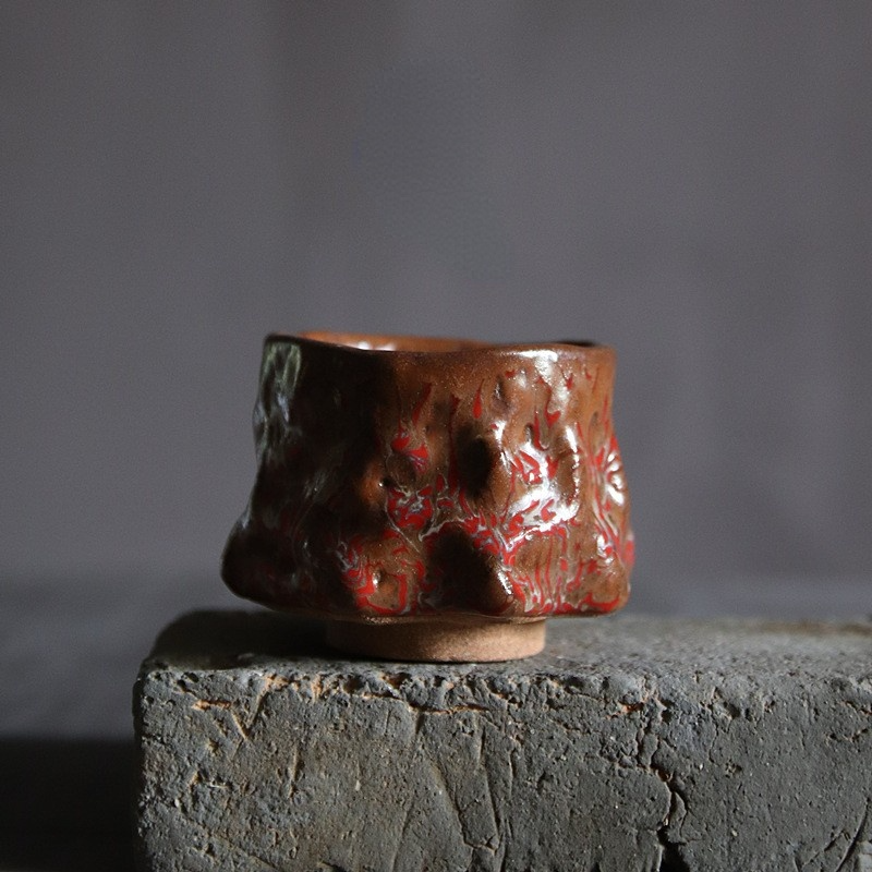 Art Tea Cup JianZhan Tenmoku Teacup Ripples