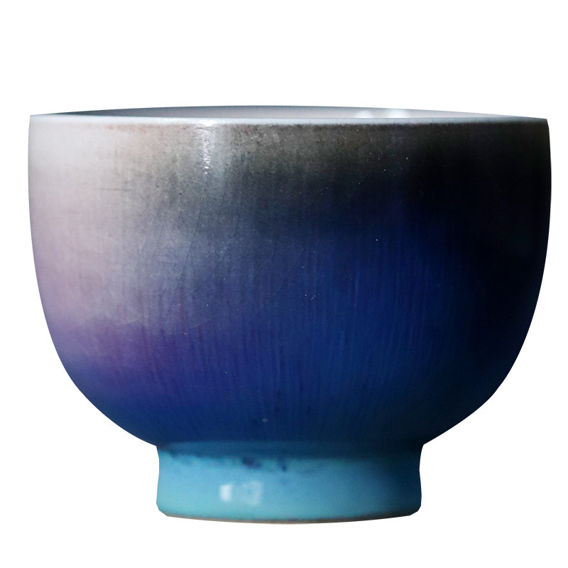 Art Tea Cup JianZhan Tenmoku Teacup Symphony Blue