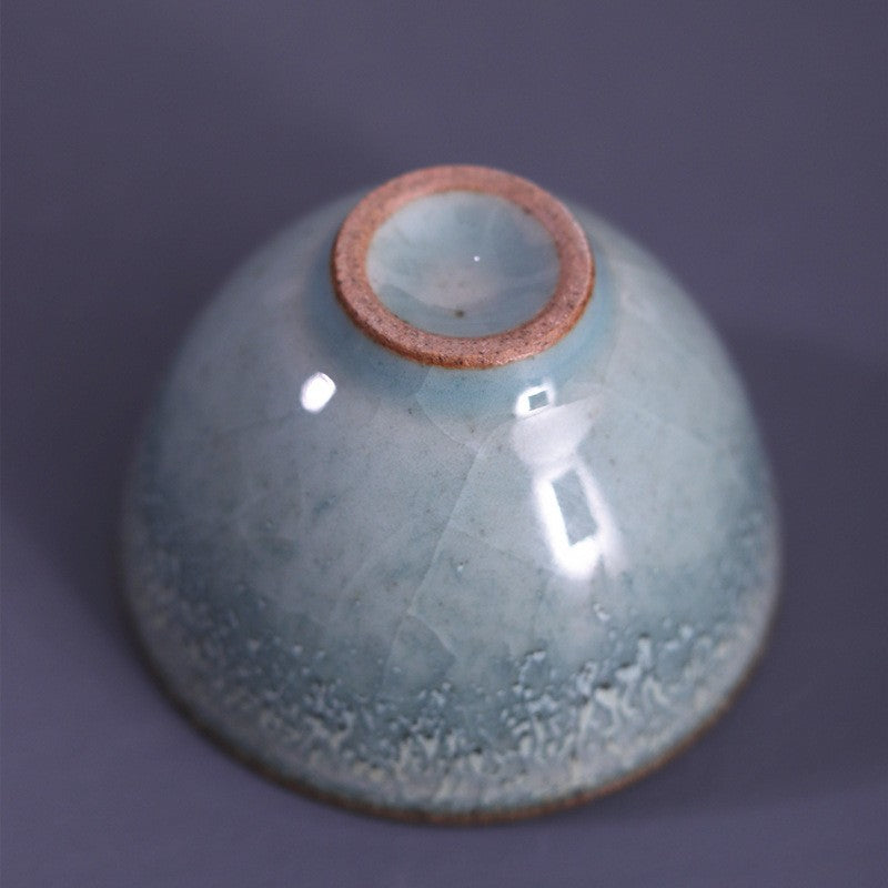 Art Tea Cup JianZhan Tenmoku Gai Wan Wave
