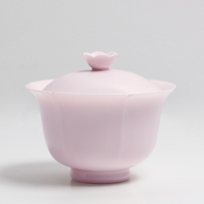 Art Tea Cup JianZhan Tenmoku Gai Wan Sakura