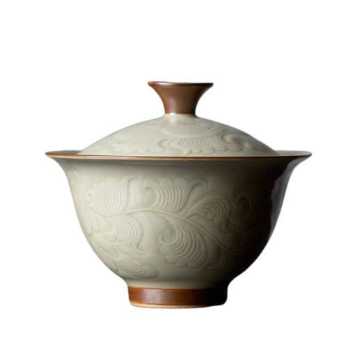 Embossed Celadon Gaiwan