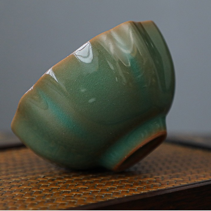 Art Tea Cup JianZhan Tenmoku Teacup Bamboo