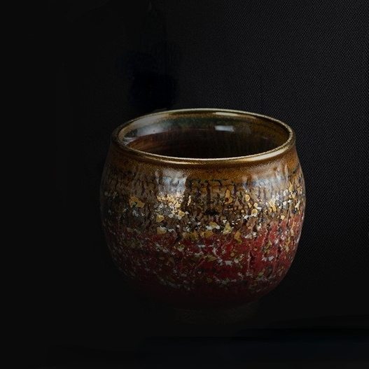 Art Tea Cup JianZhan Tenmoku Teacup Starshine