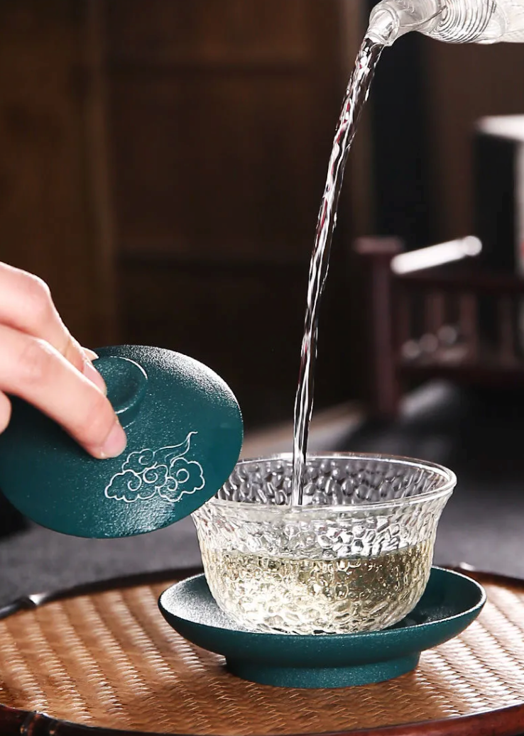 Art Tea Cup JianZhan Tenmoku Gaiwan Crystal