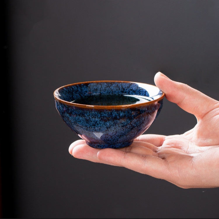 Art Tea Cup JianZhan Tenmoku Teacup Summer