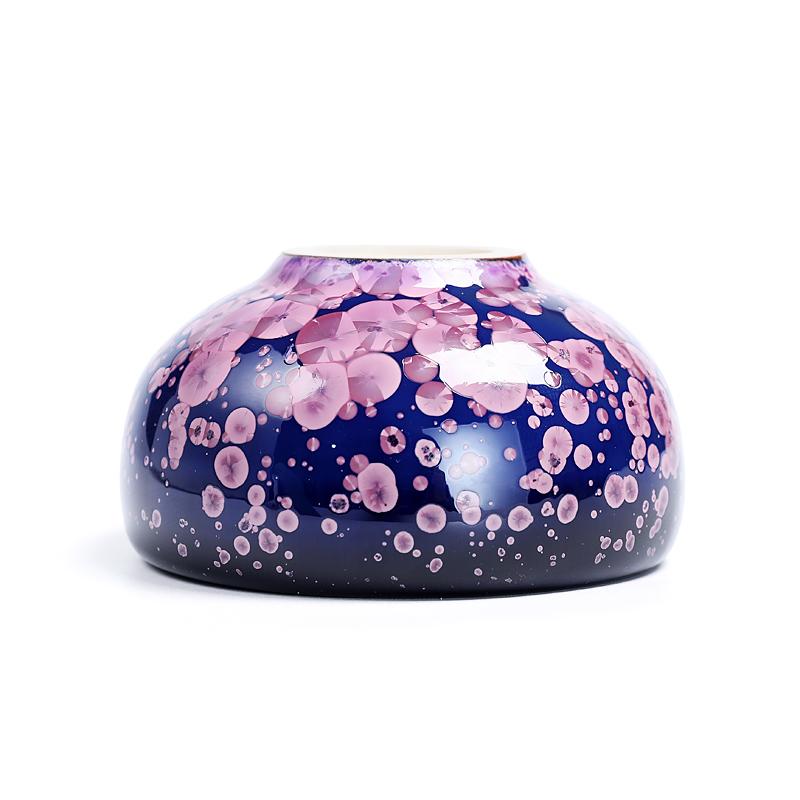 Art Tea Cup JianZhan Tenmoku Teacup Blossom