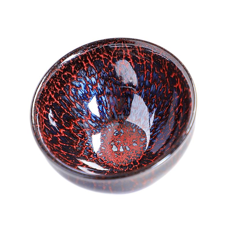 Art Tea Cup JianZhan Tenmoku Tea Cup Inferno