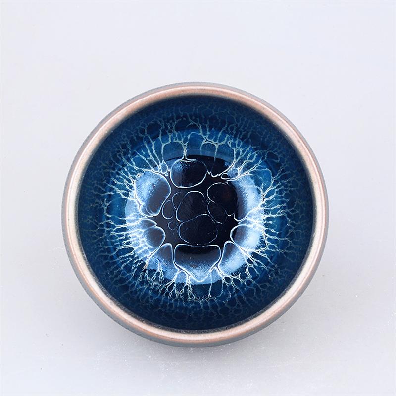 Art Tea Cup JianZhan Tenmoku Tea Cup Jellyfish