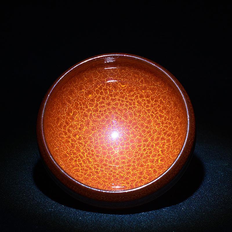 Art Tea Cup JianZhan Tenmoku Tea Cup Lava