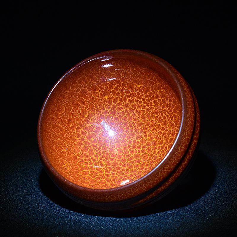 Art Tea Cup JianZhan Tenmoku Tea Cup Lava