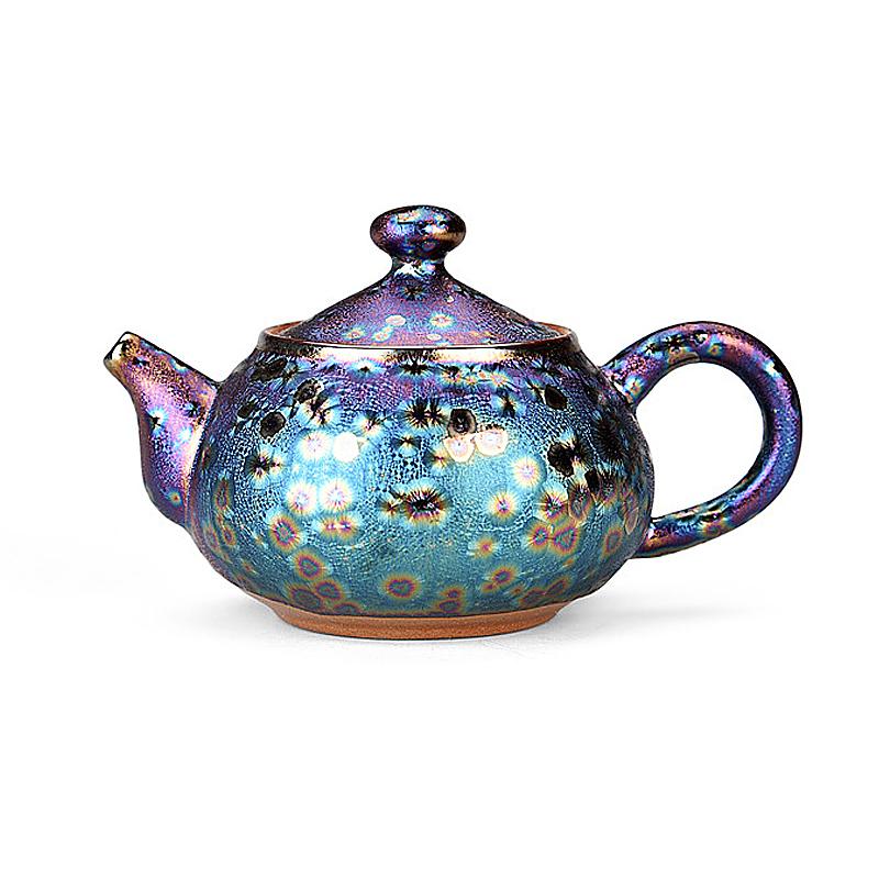 Art Tea Set JianZhan Tenmoku Tea Set Mulan