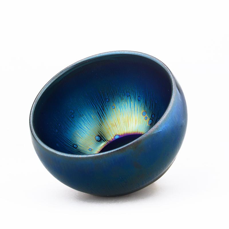 Art Tea Cup JianZhan Tenmoku Teacup Northern Light