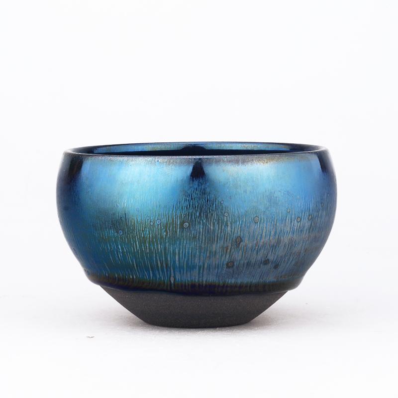 Art Tea Cup JianZhan Tenmoku Teacup Northern Light