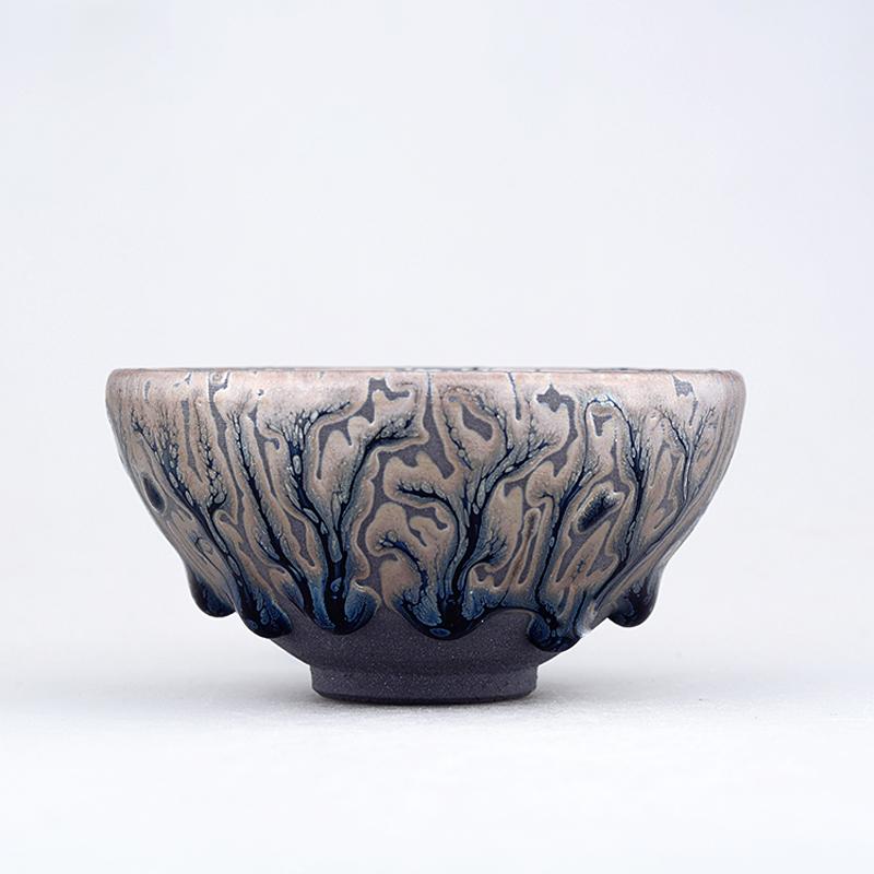 Art Tea Cup JianZhan Tenmoku Teacup Oni