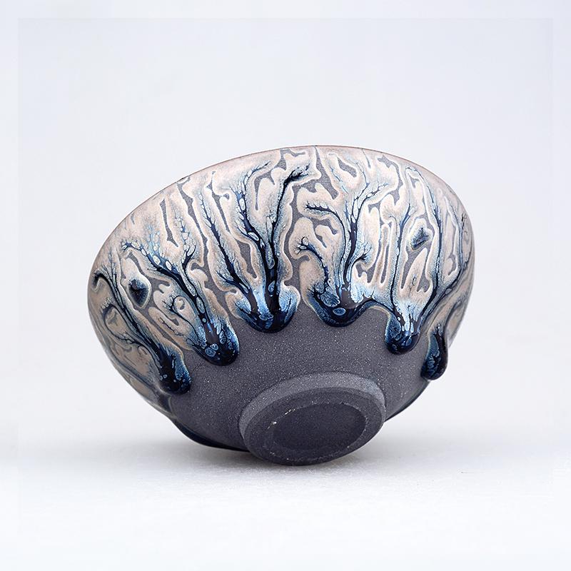 Art Tea Cup JianZhan Tenmoku Teacup Oni