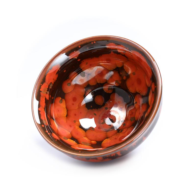 Art Tea Cup JianZhan Tenmoku Teacup Phoenix
