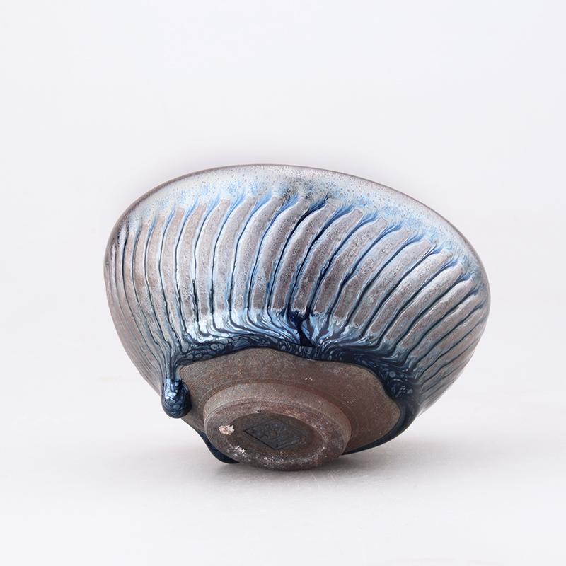 Art Tea Cup JianZhan Tenmoku Teacup Spiral