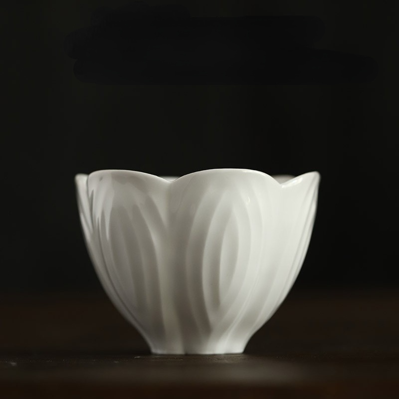 Art Tea Cup JianZhan Tenmoku Teacup Flower