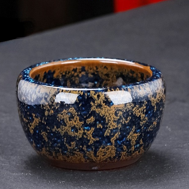 Art Tea Cup JianZhan Tenmoku Teacup Star