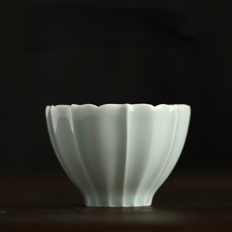 Art Tea Cup JianZhan Tenmoku Teacup Flower