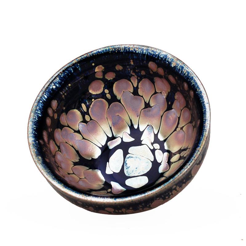 Art Tea Cup JianZhan Tenmoku Teacup Sunset