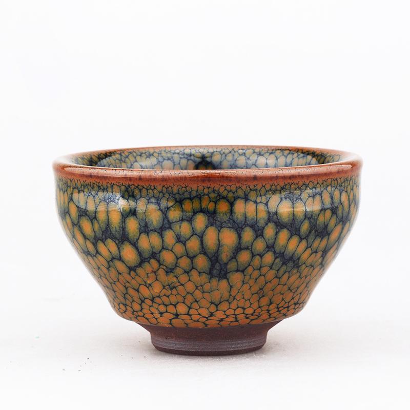 Art Tea Cup JianZhan Tenmoku Teacup Wood Tea Cup