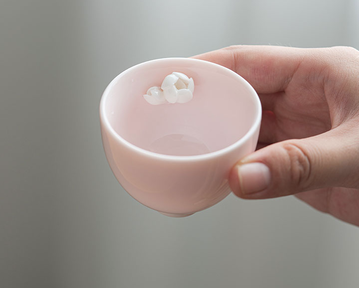 Art Tea Cup JianZhan Tenmoku Tea Set Sakura