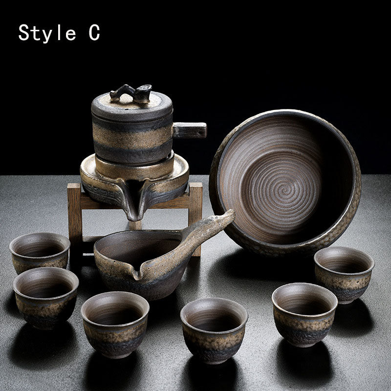 Vintage Pottery Tea Cup Set