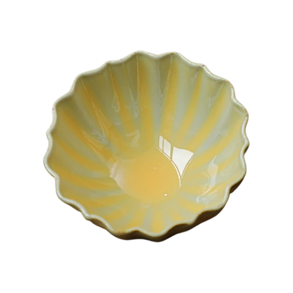 Tenmoku Glaze Flow Ceramic Tea Cup