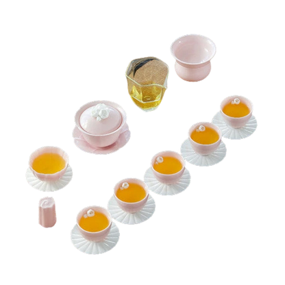 Pink Blossom Tea Set