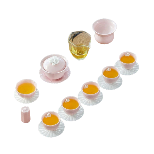 Pink Blossom Tea Set