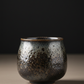 Earth black silver oil-drop cup