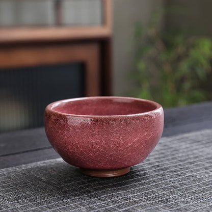 Blush Jian Zhan Tenmoku Tea Cup