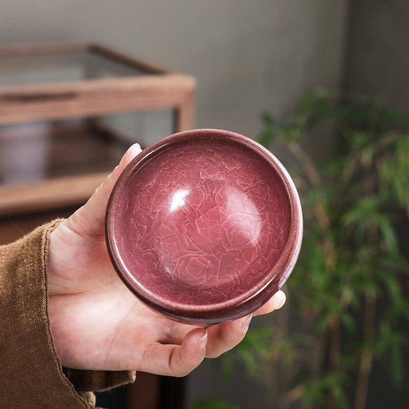 Blush Jian Zhan Tenmoku Tea Cup