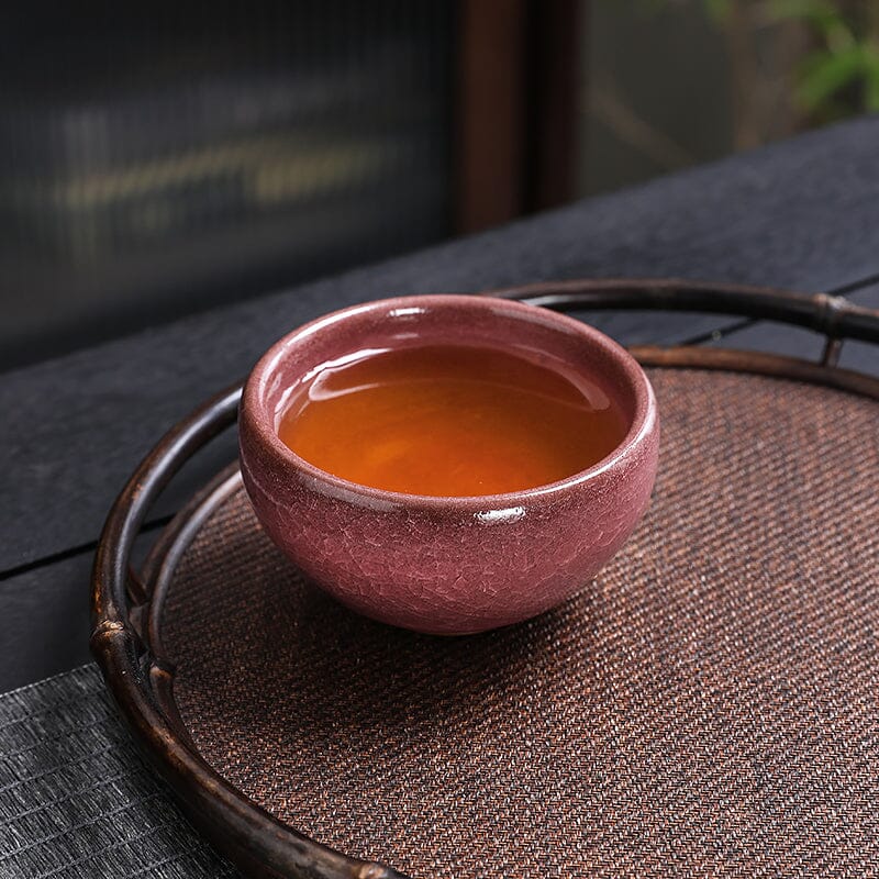 Blush Jian Zhan Tenmoku Tea Cup