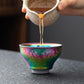 Seven-Color Kiln-Transformed Jianzhan Teacup